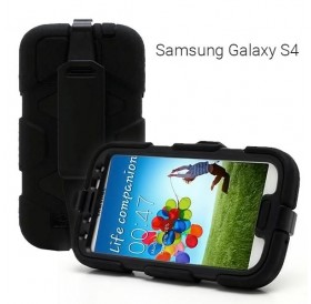 Στρατιωτικών προδιαγραφών θήκη για Samsung Galaxy S4  Μαύρο - Survivor Hard Core Case for Samsung S4 GL-19411
