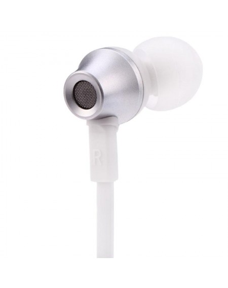 Ακουστικά "ψείρες" Remax RB-610D με μικρόφωνο - Λευκό GL-25588