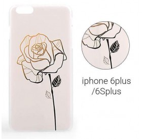 Backcase θήκη σε σχέδιο "Τριαντάφυλλο" για iPhone 6 Plus/6S Plus - 7843 GL-24377