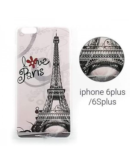 Backcase θήκη με σχέδιο "Love Paris" για iPhone 6 Plus/6S Plus - 2268 GL-24381