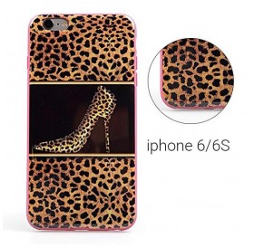 Backcase θήκη σιλικόνης με σχέδιο "Leopard" για iPhone 6 Plus/6S Plus - 5491 GL-24396