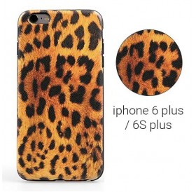 Backcase θήκη σιλικόνης με σχέδιο "Leopard" για iPhone 6 Plus/6S Plus - 5748 GL-24401