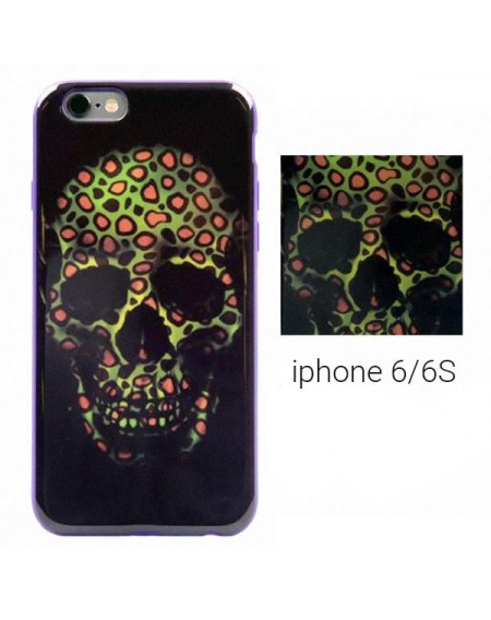 Backcase θήκη με σχέδιο "Νεκροκεφαλή" για iPhone 6/6S - 8965 GL-24447