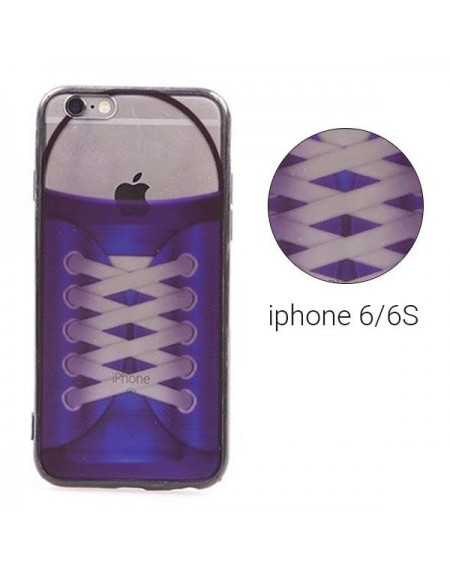 Backcase θήκη με μοτίβο "Blue Shoe" για iPhone 6/6S - 1073 GL-24473