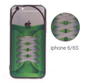 Backcase θήκη με μοτίβο "Green Shoe" για iPhone 6/6S - 4135 GL-24474