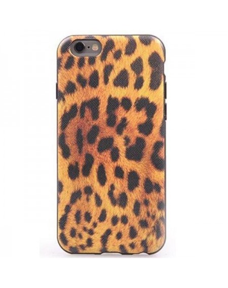 Backcase θήκη σιλικόνης με μοτίβο "Leopard" για iPhone 6/6S - 6227 GL-24525