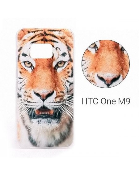 Backcase θήκη με σχέδιο "Tiger" για HTC One M9 - 0893 GL-24638