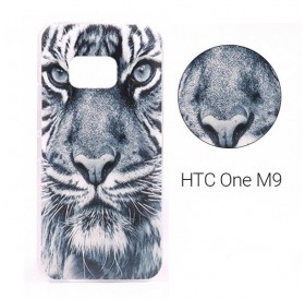 Backcase θήκη με σχέδιο "Black Tiger" για HTC One M9 - 9993 GL-24639