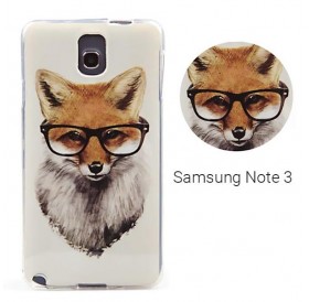 Backcase θήκη σιλικόνης με σχέδιο "Little Fox" για Samsung Note 3 - 7889 GL-24651