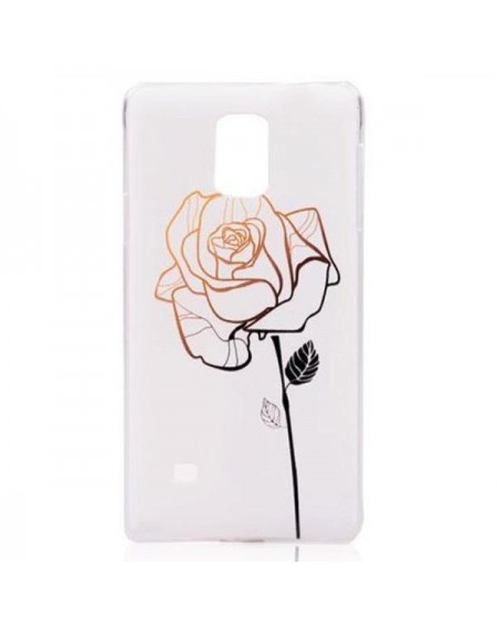 Backcase θήκη σε σχέδιο "Τριαντάφυλλο" για Samsung Note 4 - 8677 GL-24667
