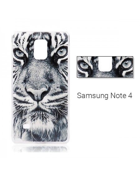Backcase θήκη με σχέδιο "Black Tiger" για Samsung Note 4 - 3426 GL-24668