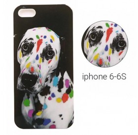 Backcase θήκη σιλικόνης με σχέδιο "Dalmatian Dog" για iPhone 5/5S - 6024 GL-24744