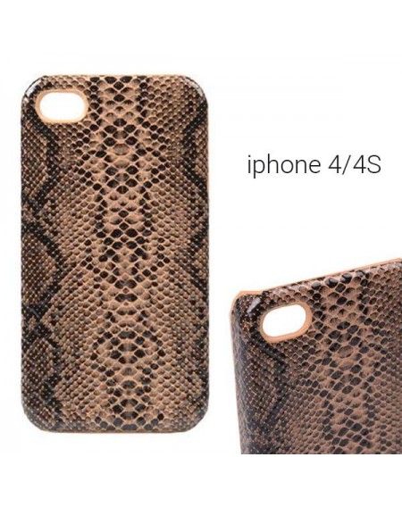 Backcase θήκη με ανάγλυφο μοτίβο "Skin Snake" για iPhone 4/4S - 2548 GL-24826
