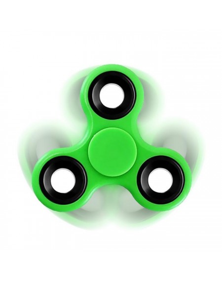 Αγχολυτικό παιχνίδι Fidget Spinner Plastic Three Leaves 1 minute - Green GL-30965