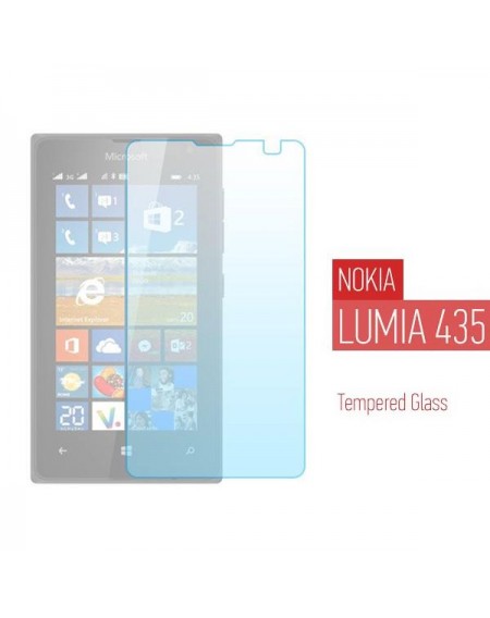 Προστατευτικό τζαμάκι για οθόνες - Nokia Lumia 435 - Tempered Glass GL-31946