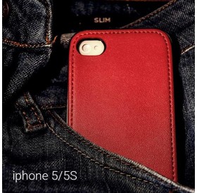 Αναδιπλούμενη Θήκη από τεχνόδερμα για iPhone 5/5S - Leather Flip Cover Case for iPhone 5/5S GL-3338