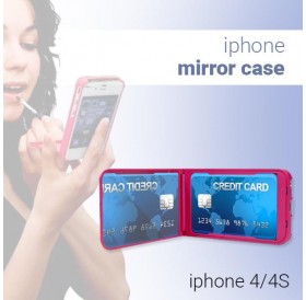 Back case θήκη Zeus με καθρεφτάκι για iPhone 4/4S - Mirror Back Case for iPhone 4/4S GL-3341
