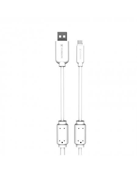 Καλώδιο φόρτισης TPE Vorson micro-USB 3m, με τεχνολογία anti-interference - Vorson ATC-3M - Λευκό GL-52033