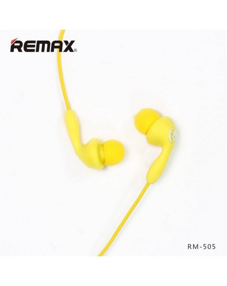 Ακουστικά Remax Candy 505 με μικρόφωνο - Κίτρινο GL-25582