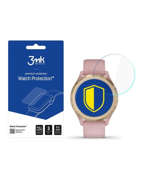 Garmin Vivomove 3s - 3mk Watch Protection™ v. FlexibleGlass Lite