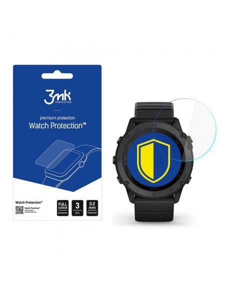 Garmin Tactix Delta - 3mk Watch Protection™ v. FlexibleGlass Lite