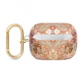 Guess  GUAPHHFLD AirPods Pro cover złoty/gold Paisley Strap Collection