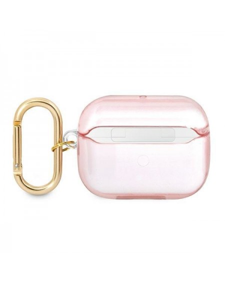 Guess  GUAPHHTSP AirPods Pro cover różowy/pink Strap Collection
