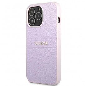 Guess GUHCP13XPSASBPU iPhone 13 Pro Max 6,7" fioletowy/purple hardcase Saffiano Stripe