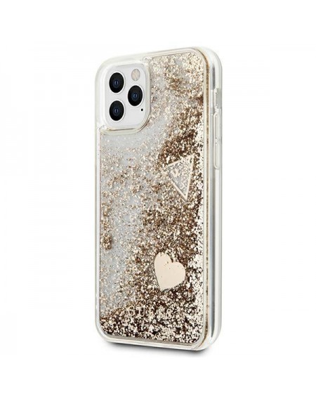 Guess GUOHCN58GLHFLGO iPhone 11 Pro gold/gold hardcase Glitter Charms