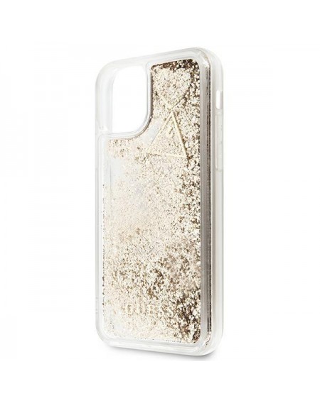 Guess GUOHCN58GLHFLGO iPhone 11 Pro gold/gold hardcase Glitter Charms