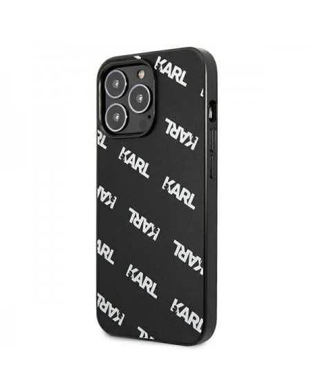 Karl Lagerfeld KLHCP13XPULMBK3 iPhone 13 Pro Max 6,7" hardcase czarny/black Allover