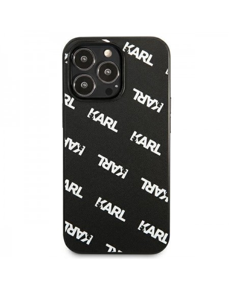 Karl Lagerfeld KLHCP13XPULMBK3 iPhone 13 Pro Max 6,7" hardcase czarny/black Allover