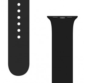 Silicone Strap APS Silicone Watch Band 8/7/6/5/4/3/2 / SE (41/40 / 38mm) Strap Watchband Black