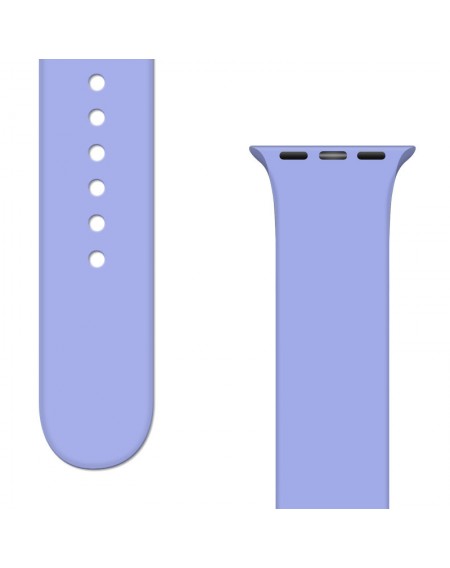 Silicone Strap APS Silicone Watch Band Ultra / 8/7/6/5/4/3/2 / SE (45/44 / 42mm) Strap Watchband Purple