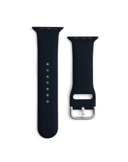 Silicone Strap APS Silicone Watch Band Ultra / 8/7/6/5/4/3/2 / SE (49/45/44 / 42mm) Strap Watchband Black