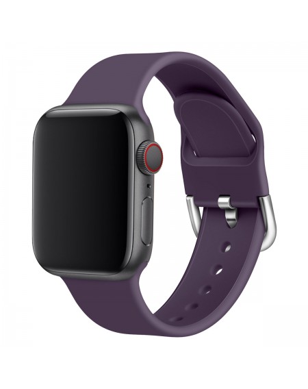 Silicone Strap APS Silicone Watch Band Ultra / 8/7/6/5/4/3/2 / SE (49/45/44 / 42mm) Strap Watchband Purple