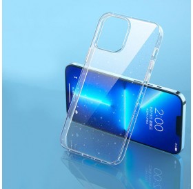 Kingxbar Elegant Series case iPhone 13 Pro case back cover transparent (glitter)