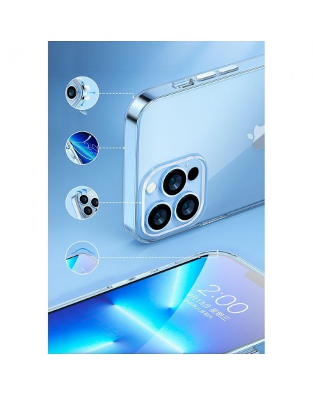 Kingxbar Elegant Series case iPhone 13 Pro case back cover transparent (glitter)