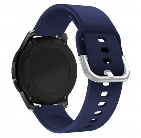 Silicone Strap TYS smartwatch band for watches universal 22mm dark blue