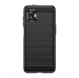 Carbon Case for Samsung Galaxy XCover 6 Pro flexible silicone carbon cover black