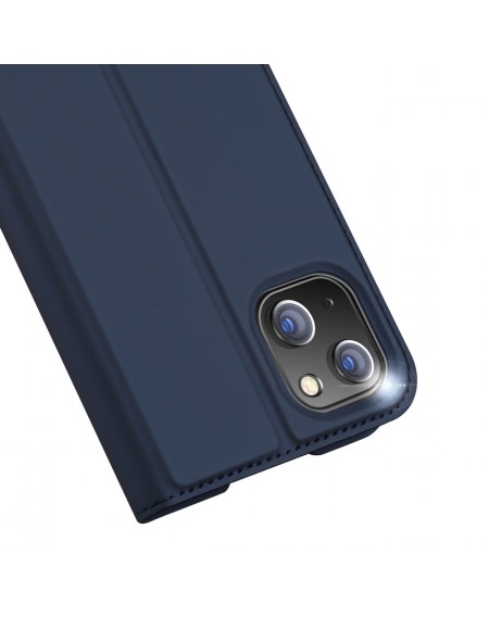 Dux Ducis Skin Pro Holster Flip Cover for iPhone 14 Plus blue