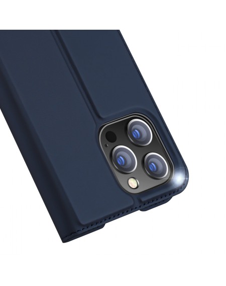 Dux Ducis Skin Pro holster cover flip cover for iPhone 14 Pro blue
