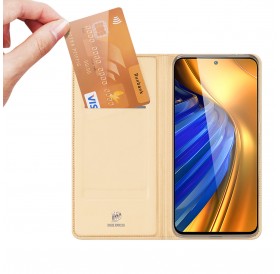 Dux Ducis Skin Pro Holster Cover Flip Cover for Xiaomi Poco F4 5G gold