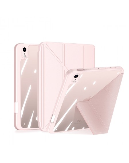 Dux Ducis Magi case for iPad mini 2021 smart cover with stand and storage for Apple Pencil pink