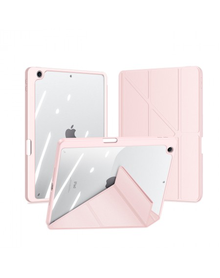Dux Ducis Magi case for iPad 10.2 &#39;&#39; 2021/2020/2019 smart cover with stand and storage for Apple Pencil pink