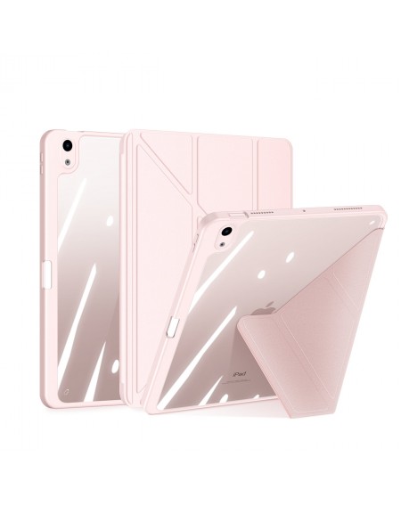 Dux Ducis Magi case for iPad Air (5th generation) / (4th generation) smart cover with stand and storage for Apple Pencil pink