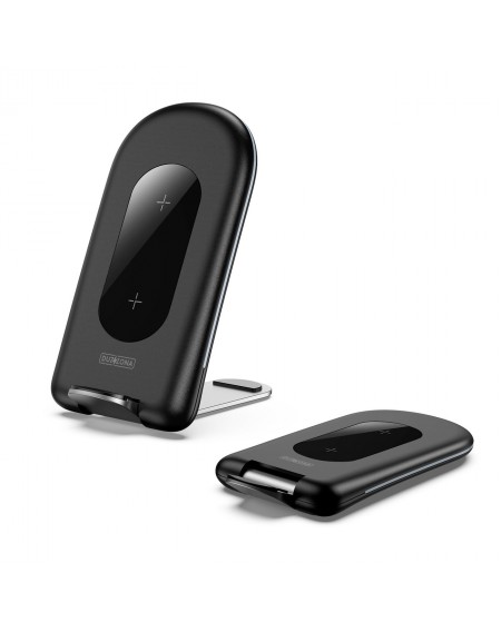 Duzzona Qi magnetic charger stand 15W stand black (W2)