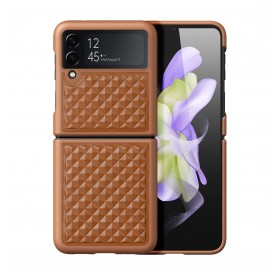 Dux Ducis Venice case for Samsung Galaxy Z Flip 4 leather case brown