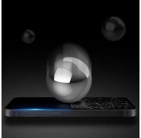 Dux Ducis 10D Tempered Glass Tough Screen Protector Full Coveraged with Frame for iPhone 14 black (case friendly)