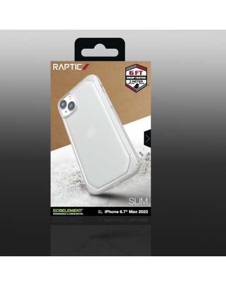 Raptic X-Doria Slim Case iPhone 14 Plus back cover clear